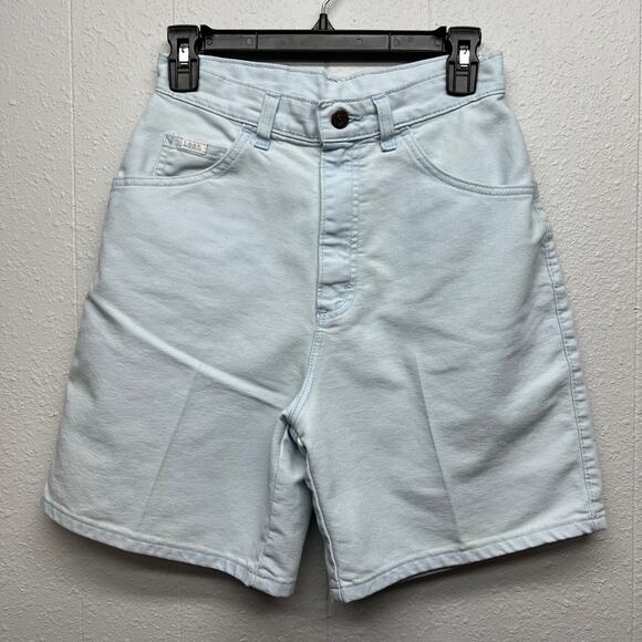 Lee Vintage 80s Retro Womens High Rise Denim Mom Cotton Shorts Size Small - Picture 1 of 5